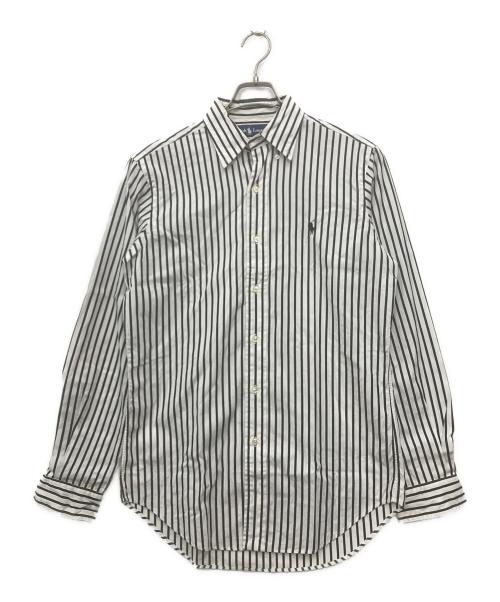 RALPH LAUREN（ラルフローレン）RALPH LAUREN (ラルフローレン) 長袖シャツ CLASSIC FIT ホワイト×ブラック サイズ:14 1/2 Sの古着・服飾アイテム