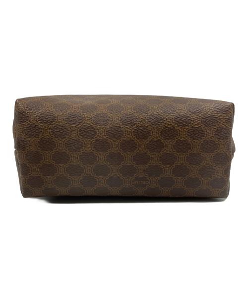 CELINE（セリーヌ）CELINE (セリーヌ) マカダム柄ポーチ ブラウンの古着・服飾アイテム