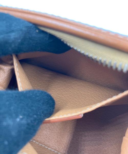 CELINE（セリーヌ）CELINE (セリーヌ) マカダム柄ポーチ ブラウンの古着・服飾アイテム