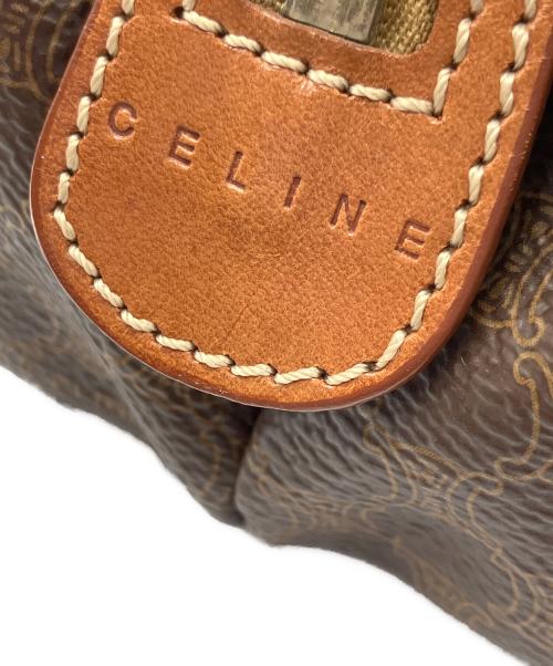 CELINE（セリーヌ）CELINE (セリーヌ) マカダム柄ポーチ ブラウンの古着・服飾アイテム