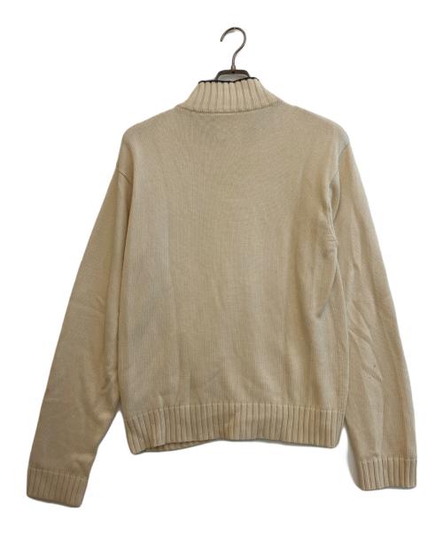 adidas（アディダス）adidas (アディダス) 厚手ニット アイボリー サイズ:SIZE Mの古着・服飾アイテム