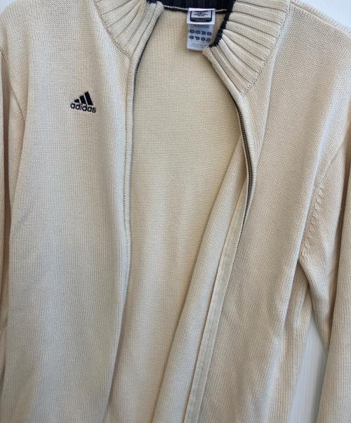 adidas（アディダス）adidas (アディダス) 厚手ニット アイボリー サイズ:SIZE Mの古着・服飾アイテム