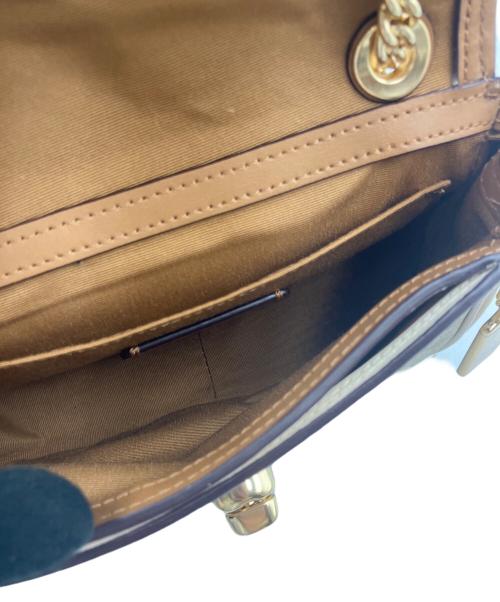 COACH（コーチ）COACH (コーチ) チェーンショルダーバッグ アイボリー×ベージュの古着・服飾アイテム