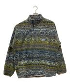 ）の古着「フリースジャケット SYNCHILLA SNAP T PULLOVER」｜ブルー×グリーン