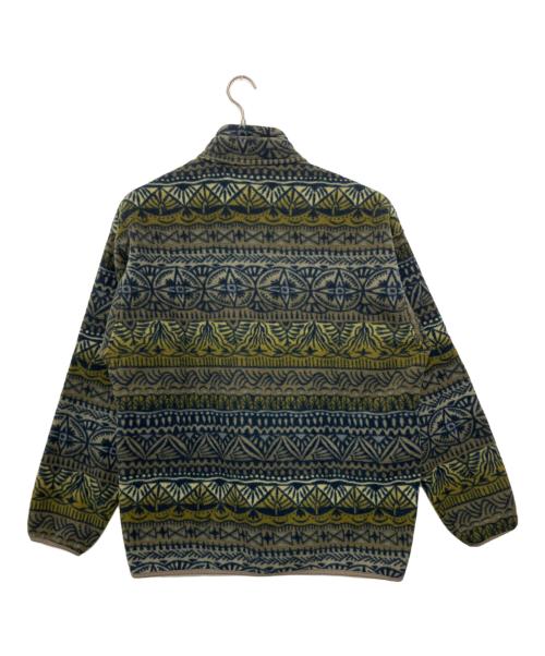 Patagonia（パタゴニア）Patagonia (パタゴニア) フリースジャケット SYNCHILLA SNAP T PULLOVER ブルー×グリーン サイズ:SIZE Lの古着・服飾アイテム