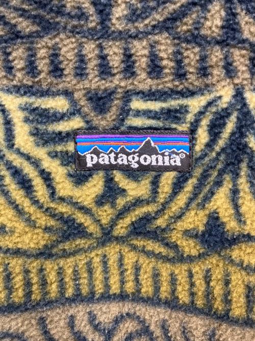 Patagonia（パタゴニア）Patagonia (パタゴニア) フリースジャケット SYNCHILLA SNAP T PULLOVER ブルー×グリーン サイズ:SIZE Lの古着・服飾アイテム