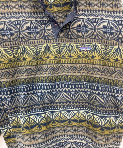 Patagonia（パタゴニア）Patagonia (パタゴニア) フリースジャケット SYNCHILLA SNAP T PULLOVER ブルー×グリーン サイズ:SIZE Lの古着・服飾アイテム
