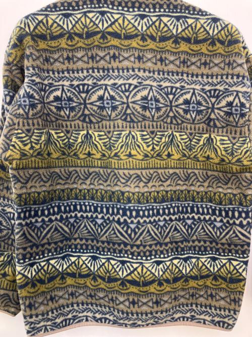 Patagonia（パタゴニア）Patagonia (パタゴニア) フリースジャケット SYNCHILLA SNAP T PULLOVER ブルー×グリーン サイズ:SIZE Lの古着・服飾アイテム