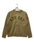 stussy（ステューシー）の古着「ダブルジップアーチロゴニットパーカー」｜ブラウン