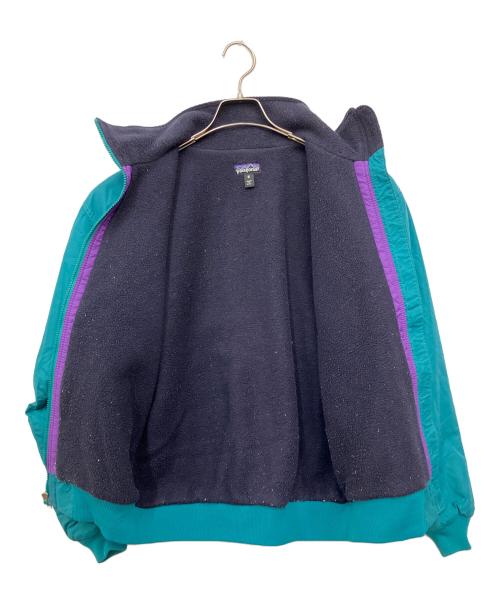 Patagonia（パタゴニア）Patagonia (パタゴニア) 中綿ジャケット シェルドシンチラジャケット グリーン×パープル サイズ:Sの古着・服飾アイテム