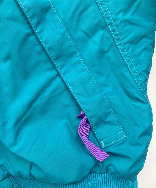Patagonia（パタゴニア）Patagonia (パタゴニア) 中綿ジャケット シェルドシンチラジャケット グリーン×パープル サイズ:Sの古着・服飾アイテム
