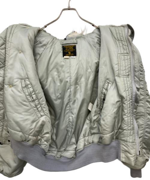 COOPER MFG CO（クーパー・マニュファクチャリング・カンパニー）COOPER MFG CO (クーパー・マニュファクチャリング・カンパニー) N-2Aジャケット シルバー サイズ:SIZE Lの古着・服飾アイテム