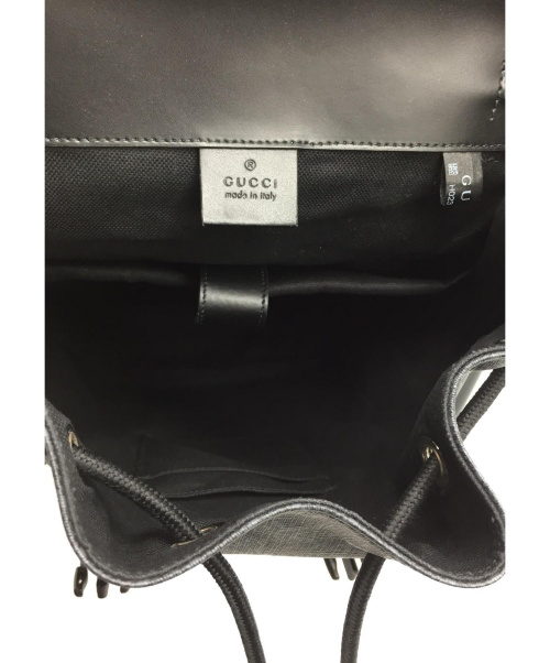 GUCCI（グッチ）GUCCI (グッチ) ソフトGGスプリーム/キャンパスバックパック ブラック サイズ:- GGスプリーム 495563 200047の古着・服飾アイテム