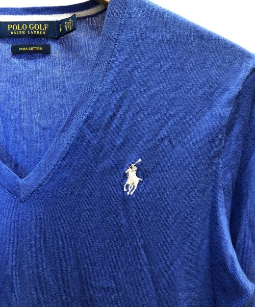 POLO GOLF（ポロ ゴルフ）POLO GOLF (ポロ ゴルフ) ゴルフウェア(トップス) ネイビーブルー サイズ:Sの古着・服飾アイテム
