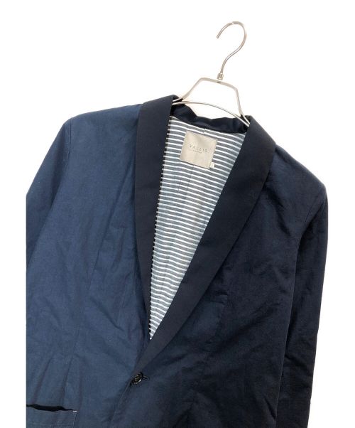 VALLIS by FACTOTUM（ヴァリス バイ ファクトタム）VALLIS by FACTOTUM (ヴァリス バイ ファクトタム) ジャケット ネイビー サイズ:44の古着・服飾アイテム
