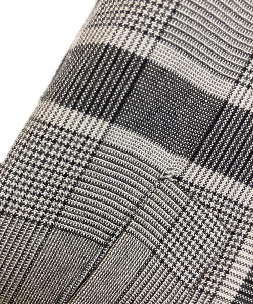 SUNSEA（サンシー）SUNSEA (サンシー) リバーシブルチェックシャツジャケット ライトブルー×グレー サイズ:Lの古着・服飾アイテム