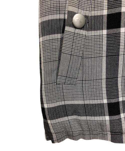 SUNSEA（サンシー）SUNSEA (サンシー) リバーシブルチェックシャツジャケット ライトブルー×グレー サイズ:Lの古着・服飾アイテム