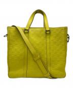 LOUIS VUITTONルイ ヴィトン）の古着「トートバッグ　タダオPM　ダミエアンフィニ」｜イエロー