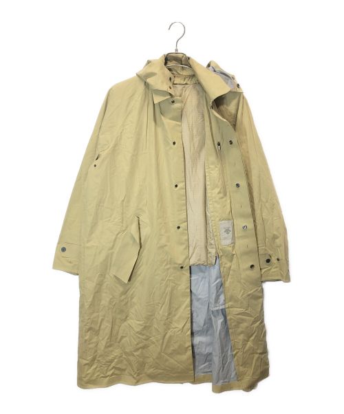 DESCENTE（デサント）DESCENTE (デサント) LINER SOUTIEN COLLAR COAT ベージュ サイズ:Lの古着・服飾アイテム