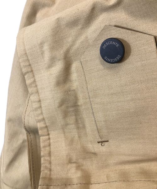 DESCENTE（デサント）DESCENTE (デサント) LINER SOUTIEN COLLAR COAT ベージュ サイズ:Lの古着・服飾アイテム