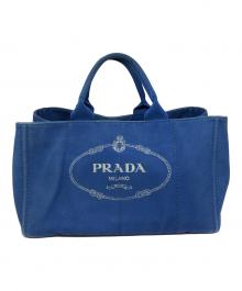 PRADA（プラダ）の古着「カナパGM」｜ブルー