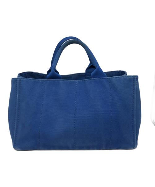 PRADA（プラダ）PRADA (プラダ) カナパGM ブルーの古着・服飾アイテム