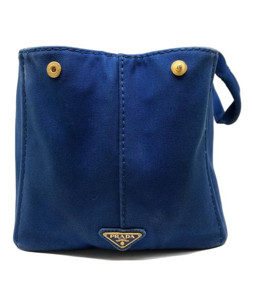 PRADA（プラダ）PRADA (プラダ) カナパGM ブルーの古着・服飾アイテム