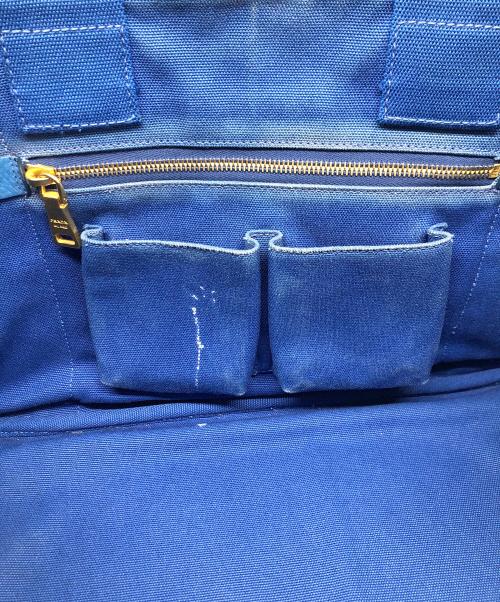 PRADA（プラダ）PRADA (プラダ) カナパGM ブルーの古着・服飾アイテム