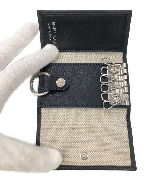 JIMMY CHOO（ジミーチュウ）JIMMY CHOO (ジミーチュウ) 6連キーケース ブラックの古着・服飾アイテム