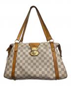 LOUIS VUITTONルイ ヴィトン）の古着「ストレーザPM ダミエ・アズール」｜ベージュ