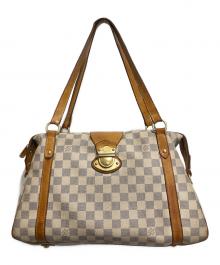 LOUIS VUITTON（ルイ ヴィトン）の古着「ストレーザPM ダミエ・アズール」｜ベージュ