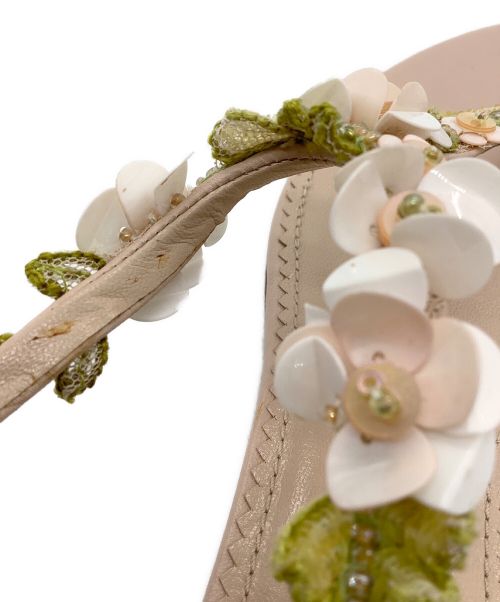 DSQUARED2（ディースクエアード）DSQUARED2 (ディースクエアード) サンダル ピンク サイズ:35 未使用品の古着・服飾アイテム