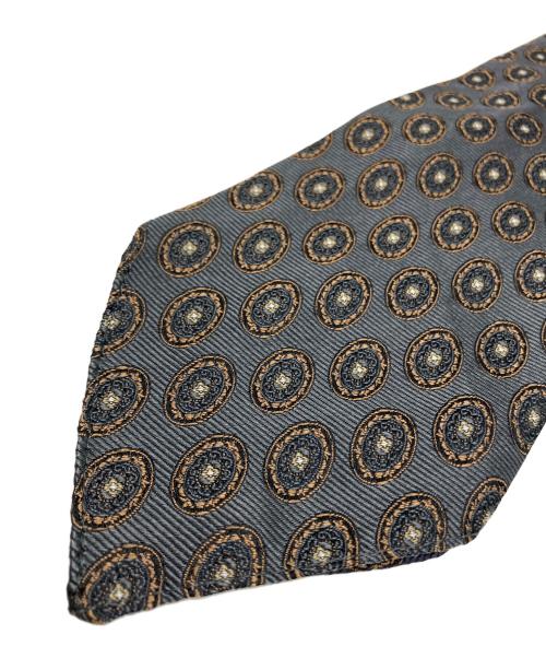 DSQUARED2（ディースクエアード）DSQUARED2 (ディースクエアード) 総柄ネクタイ ネイビー サイズ:UNIの古着・服飾アイテム