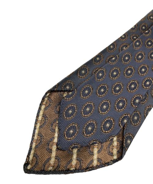 DSQUARED2（ディースクエアード）DSQUARED2 (ディースクエアード) 総柄ネクタイ ネイビー サイズ:UNIの古着・服飾アイテム