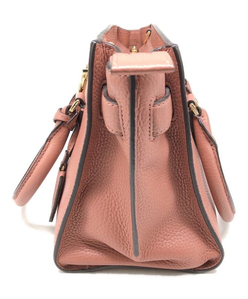 MICHAEL KORS（マイケル・コース）MICHAEL KORS (マイケルコース) ハンドバッグ ピンクの古着・服飾アイテム