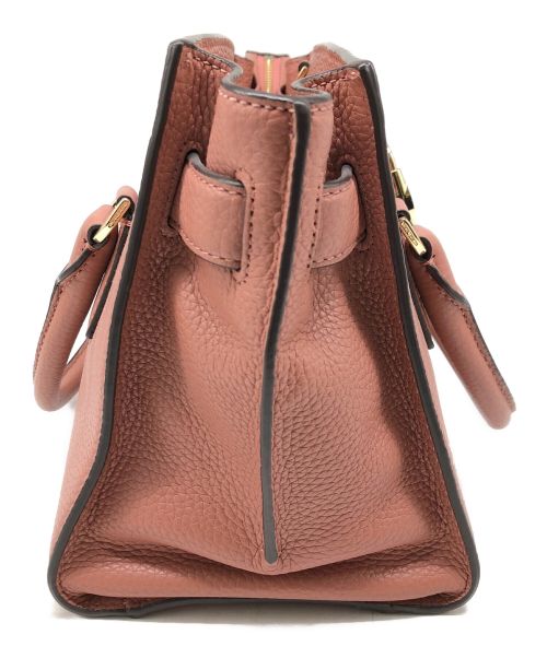 MICHAEL KORS（マイケル・コース）MICHAEL KORS (マイケルコース) ハンドバッグ ピンクの古着・服飾アイテム