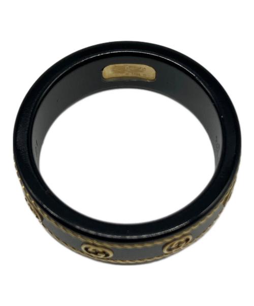 GUCCI（グッチ）GUCCI (グッチ) インターロッキングG リング イエロー×ゴールド サイズ:20号の古着・服飾アイテム