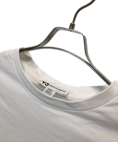 Y-3（ワイスリー）Y-3 (ワイスリー) ロゴTシャツ ホワイト サイズ:Mの古着・服飾アイテム