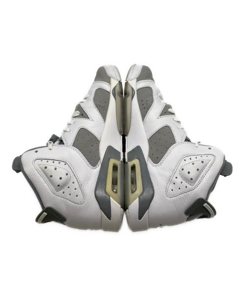 NIKE（ナイキ）NIKE (ナイキ) AIR JORDAN 6 RETRO GS グレー×ホワイト サイズ:25の古着・服飾アイテム
