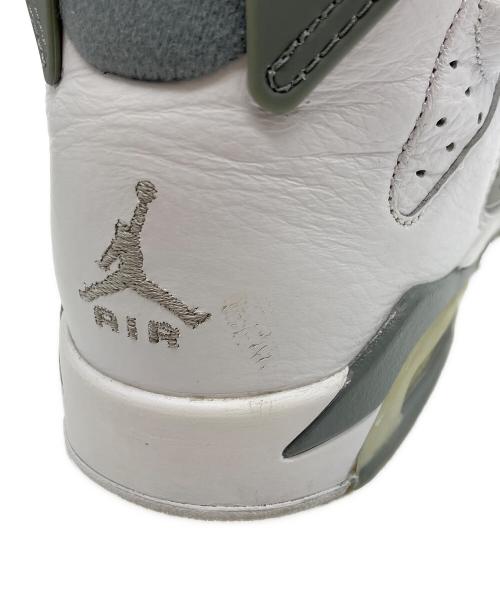 NIKE（ナイキ）NIKE (ナイキ) AIR JORDAN 6 RETRO GS グレー×ホワイト サイズ:25の古着・服飾アイテム