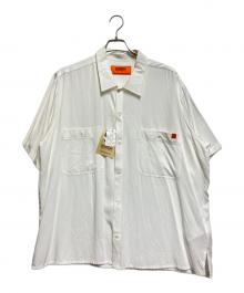 UNIVERSAL OVERALL（ユニバーサルオーバーオール）の古着「オープンカラーシャツ」｜ホワイト