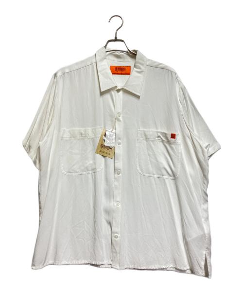 UNIVERSAL OVERALL（ユニバーサルオーバーオール）UNIVERSAL OVERALL (ユニバーサルオーバーオール) オープンカラーシャツ ホワイト サイズ:XLの古着・服飾アイテム