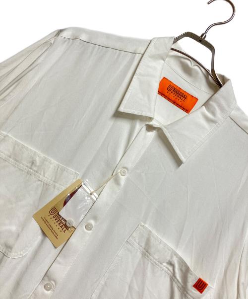 UNIVERSAL OVERALL（ユニバーサルオーバーオール）UNIVERSAL OVERALL (ユニバーサルオーバーオール) オープンカラーシャツ ホワイト サイズ:XLの古着・服飾アイテム