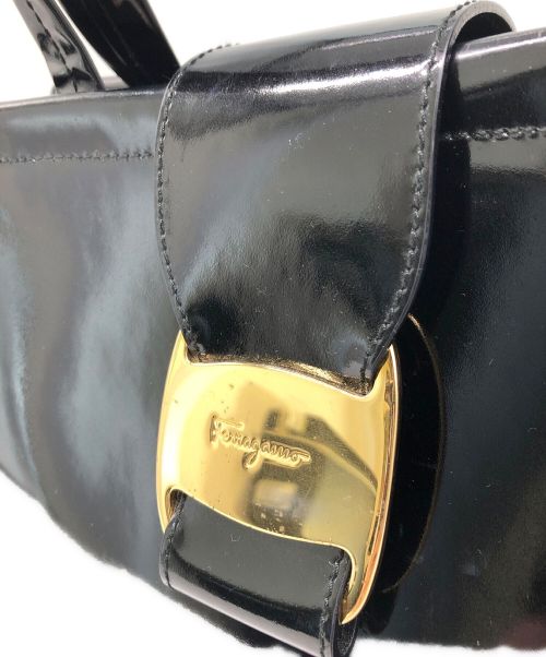 Salvatore Ferragamo（サルヴァトーレ フェラガモ）Salvatore Ferragamo (サルヴァトーレ フェラガモ) 2WAYバッグ ブラックの古着・服飾アイテム