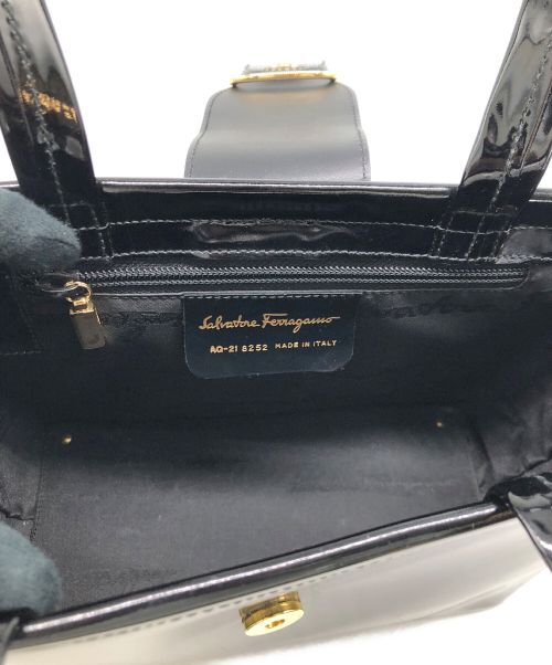 Salvatore Ferragamo（サルヴァトーレ フェラガモ）Salvatore Ferragamo (サルヴァトーレ フェラガモ) 2WAYバッグ ブラックの古着・服飾アイテム