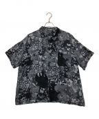 Porter Classicポータークラシック）の古着「総柄半袖シャツ」｜グレー