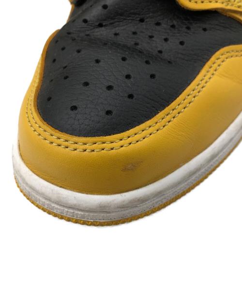 NIKE（ナイキ）NIKE (ナイキ) AIR JORDAN 1 RETRO HIGH OG イエロー×ブラック サイズ:27の古着・服飾アイテム