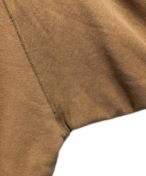 Graphpaper（グラフペーパー）Graphpaper (グラフペーパー) ハーフジップ半袖スウェット ベージュ×イエロー サイズ:1の古着・服飾アイテム