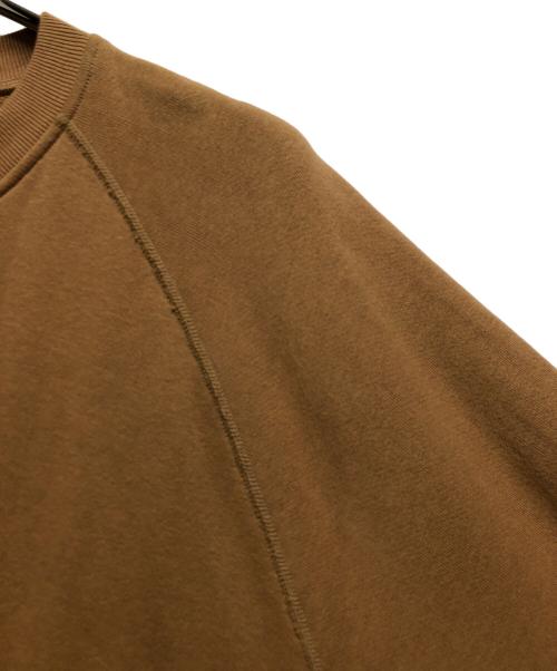 Graphpaper（グラフペーパー）Graphpaper (グラフペーパー) ハーフジップ半袖スウェット ベージュ×イエロー サイズ:1の古着・服飾アイテム