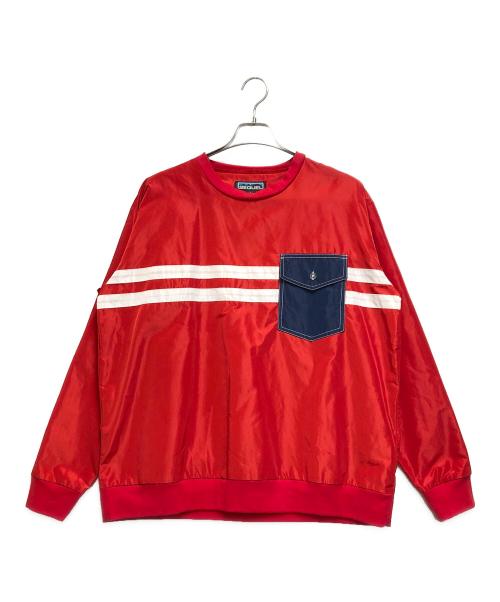 SEQUEL（シークエル）SEQUEL (シークエル) プルオーバーシャツ レッド サイズ:Ｌ 未使用品の古着・服飾アイテム